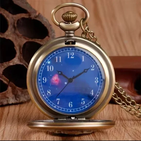 Vintage Bronze Hollow Design Little Prince Necklace Pendant 

Pocket Watch - Picture 4 of 6